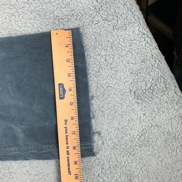 Anthropologie Pilcro Jamina Corduroy Overalls Womens 28 Blue Flare Leg Dungarees - Picture 16 of 16